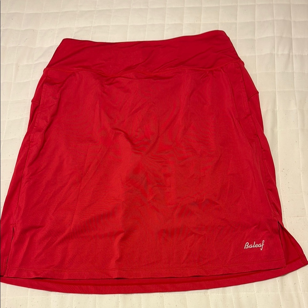 Baleaf Cherry Red Sports Skirt